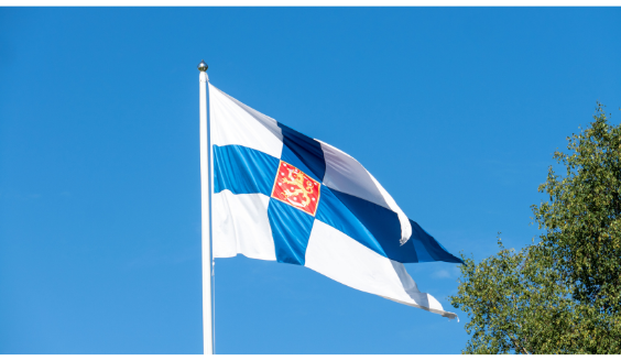 Finland air force flag